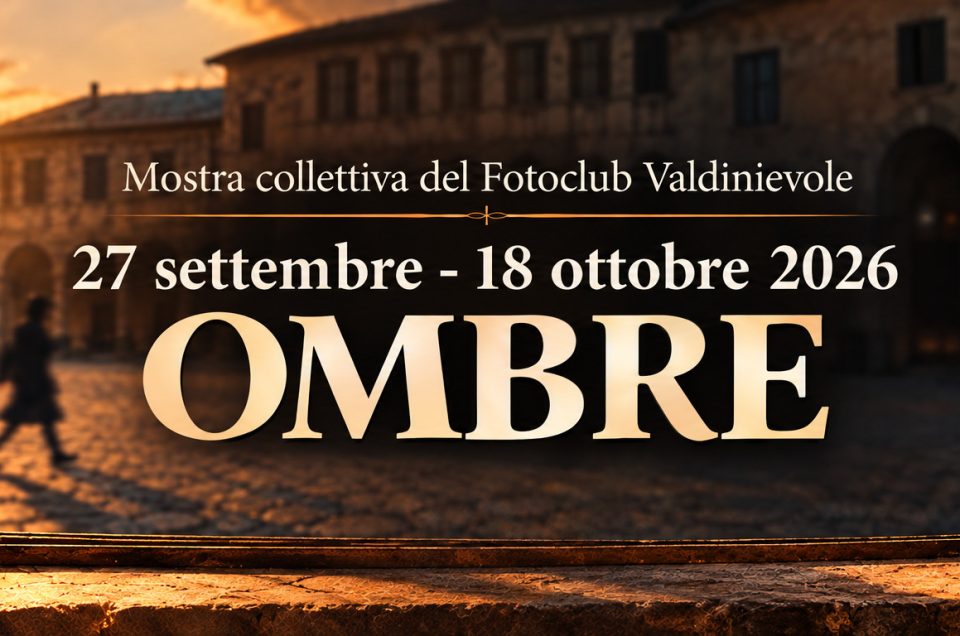 "OMBRE" torna a Pistoia Nelle Sale Affrescate del Palazzo Comunale